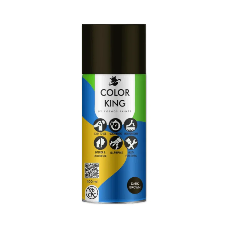 COLOUR KING 04MATT BLACK 400ML