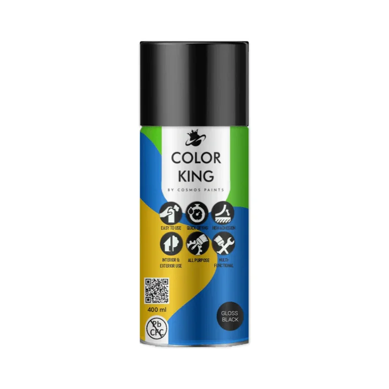 COLOUR KING 39 GLOSS BLACK 400ML